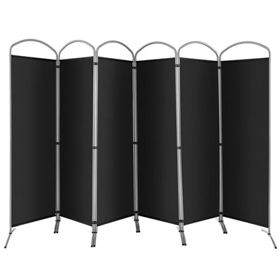 6 Feet 6-Panels Freestanding Folding Privacy Screen - Relaxacare