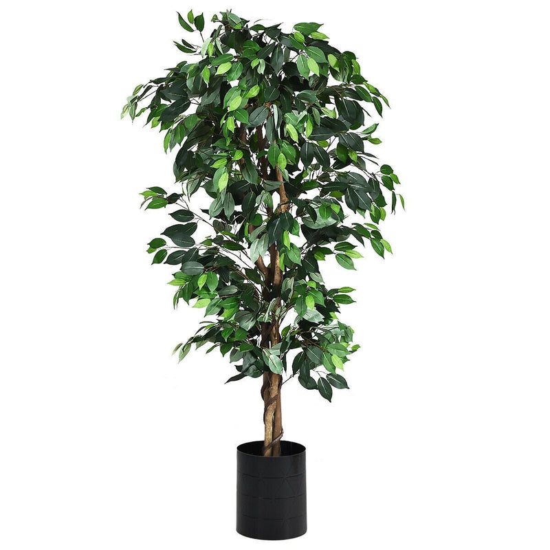 6 Feet Artificial Ficus Silk Tree - Relaxacare