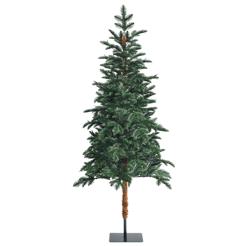 6 Feet Artificial Pencil Christmas Tree with 250 Lights - Relaxacare