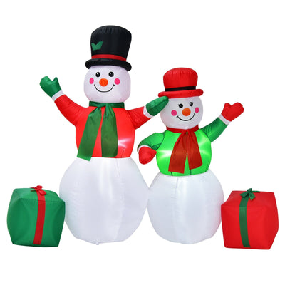 6 Feet Christmas Inflatable Snowmen Blow Up Christmas Decoration - Relaxacare