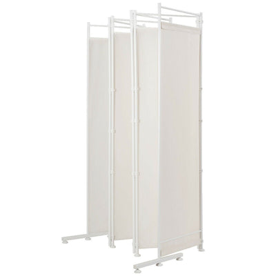 6-Panel Room Divider Folding Privacy Screen -White - Relaxacare