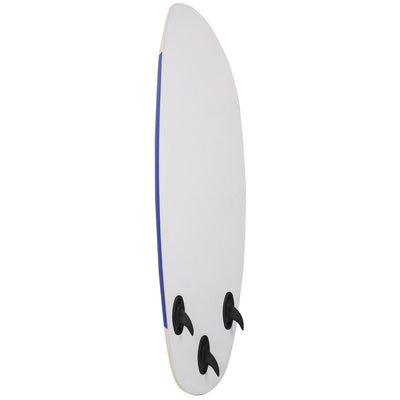 6' Surf Foamie Boards Surfing Beach Surfboard-White - Relaxacare