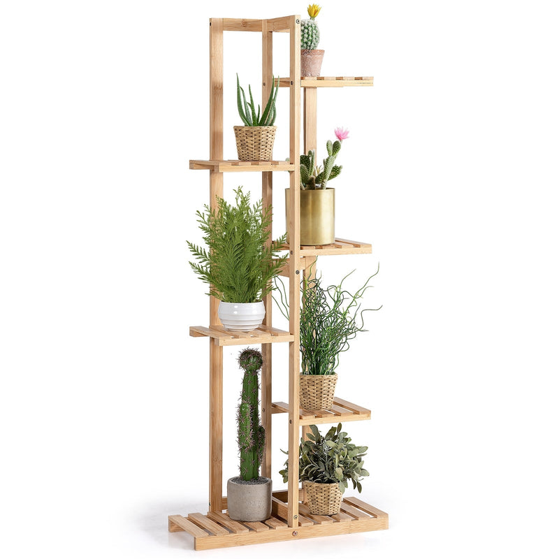 6 Tier 7 Potted Plant Stand Rack for Patio Yard - Relaxacare