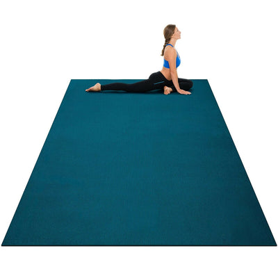 6 x 4 Feet Large Yoga Mat-Blue - Relaxacare