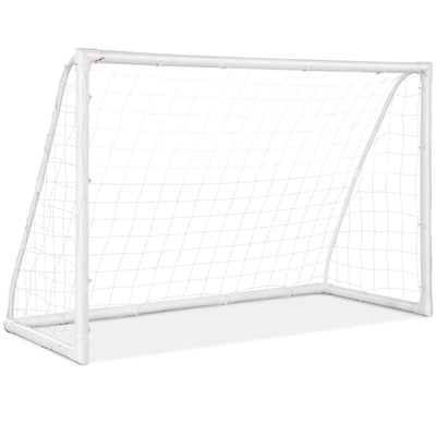 6 x 4 Feet Soccer Goal with Strong UPVC Frame - Relaxacare