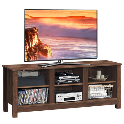 60 Inch Entertainment TV Stand Cabinet-Brown - Relaxacare