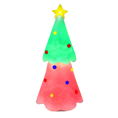 6.2 Feet Inflatable Christmas Tree with Topper Star and Lights - Relaxacare