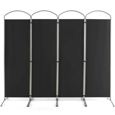 6.2Ft Folding 4-Panel Room Divider for Home Office Living Room - Relaxacare