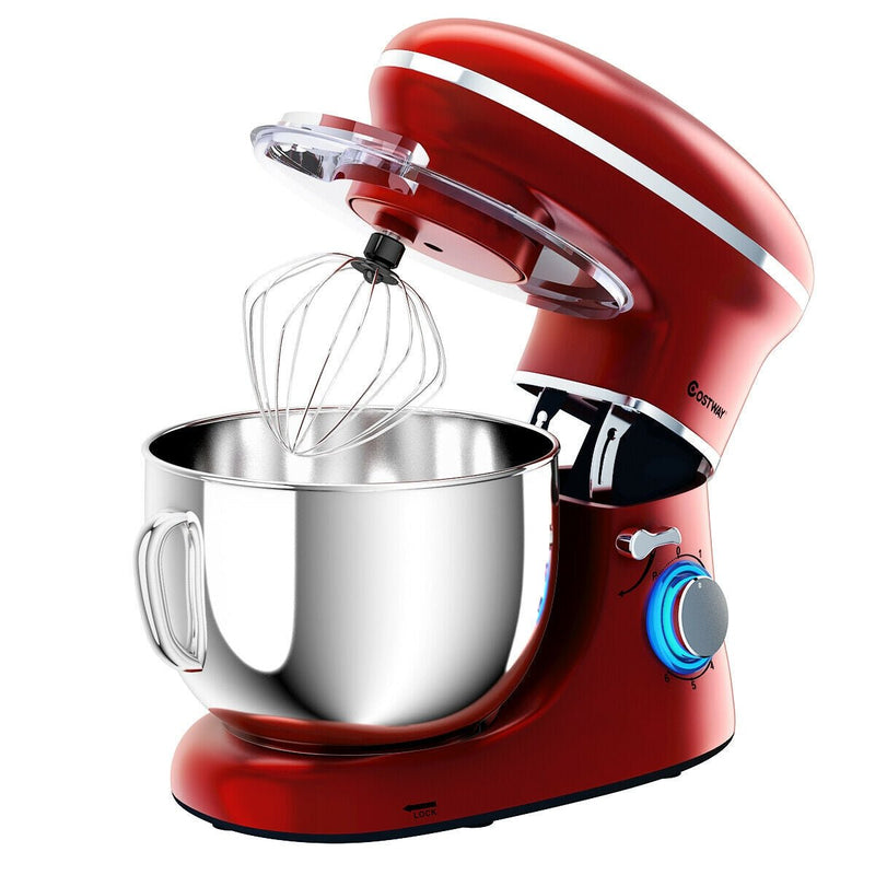6.3 Quart Tilt-Head Food Stand Mixer 6 Speed 660W - Relaxacare