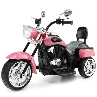 6V 3 Wheel Kids Motorcycle-Pink - Relaxacare