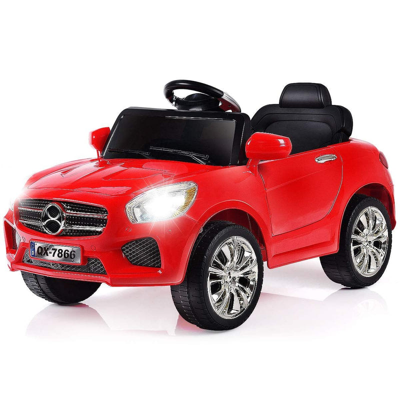 6V Kids Remote Control Battery Powered LED Lights Riding Car - Relaxacare