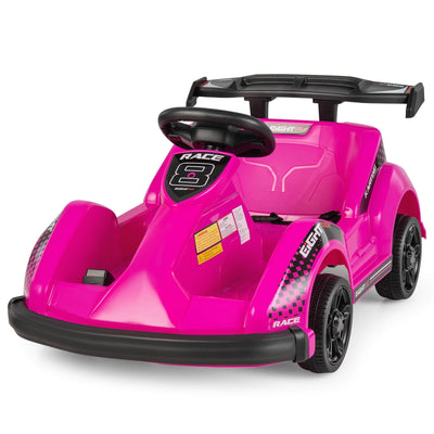 6V Kids Ride On Go Cart with Remote Control and Safety Belt - Relaxacare