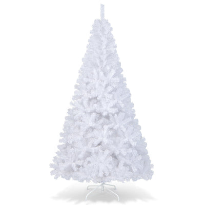 7 ft White Artificial PVC Christmas Tree with Stand - Relaxacare