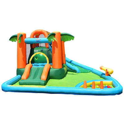 7 in1 Inflatable Slide Bouncer with Two Slides without Blower - Relaxacare