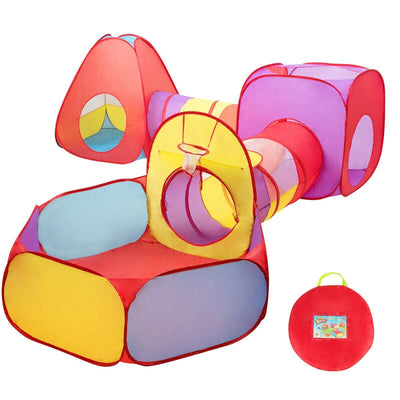 7 Pieces Kids Ball Pit Pop Up Play Tents - Relaxacare