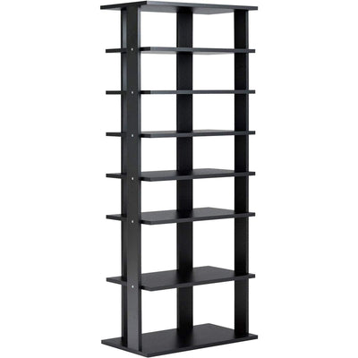 7 Tiers Vertical Shoe Rack Free Standing Concise Shelves Storage - Relaxacare