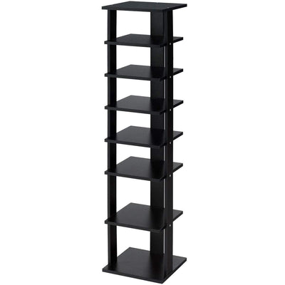 7-Tiers Vertical Wooden Space Saving Shoe Rack for Front Door - Relaxacare