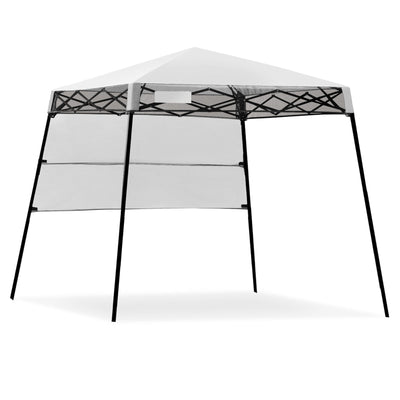 7 x 7 Feet Sland Adjustable Portable Canopy Tent with Backpack-White - Relaxacare