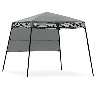 7 x 7 FT Sland Adjustable Portable Canopy Tent w/ Backpack-Gray - Relaxacare