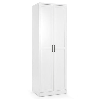 70 Inch Freestanding Storage Cabinet with 2 Doors and 5 Shelves - Relaxacare