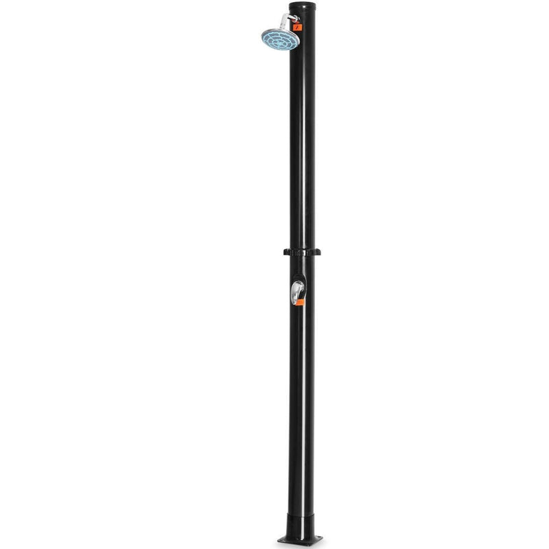 7.2 Feet Solar Heated Hot/Cold Shower Spa with Base - Relaxacare