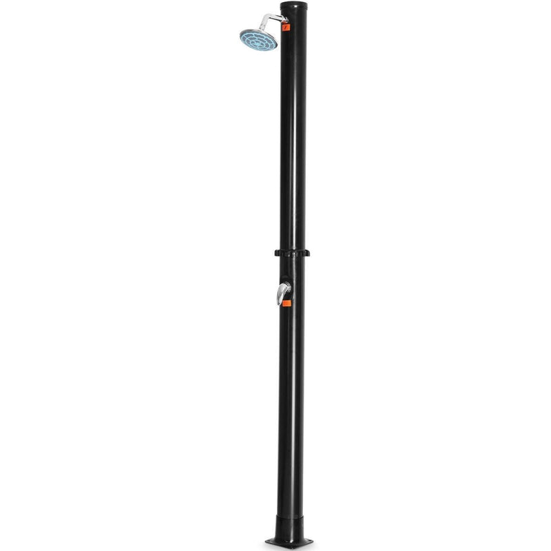 7.2 FT Solar Heated Hot/Cold Shower Spa w/ Base-5.5 Gallon - Relaxacare