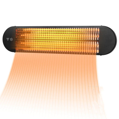 750W/1500W Wall Mounted Infrared Heater with Remote Control - Relaxacare