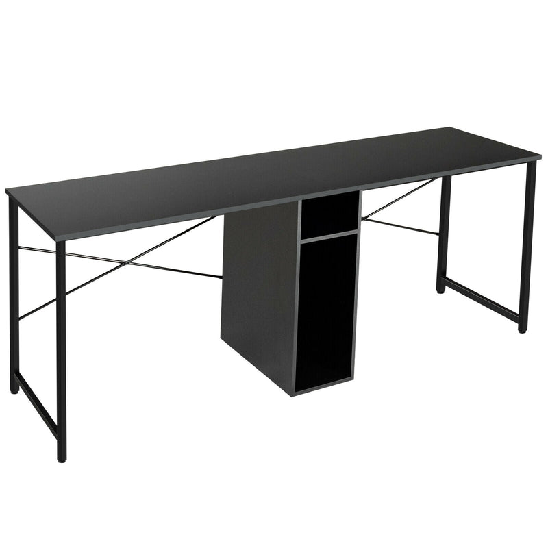 79 Inch Multifunctional Office Desk for 2 Person with Storage - Relaxacare