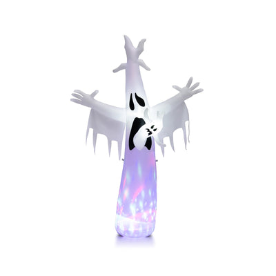 8 Feet Halloween Inflatable Ghost with LED and Waterproof Blower - Relaxacare