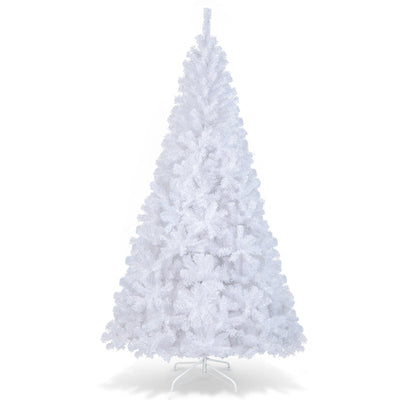 8 ft White Artificial PVC Christmas Tree w/ Stand - Relaxacare