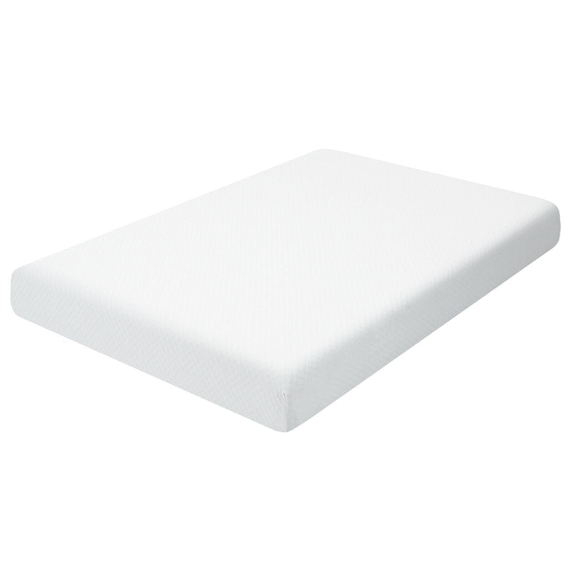 8 Inch Foam Medium Firm Mattress with Jacquard Cover-Twin Size - Relaxacare
