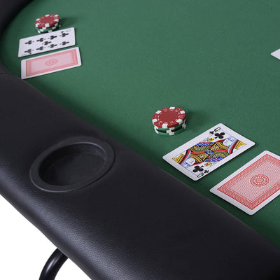 8 Players Texas Holdem Foldable Poker Table - Relaxacare