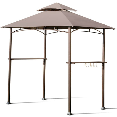 8 x 5 Feet Outdoor Barbecue Grill Gazebo Canopy Tent BBQ Shelter - Relaxacare
