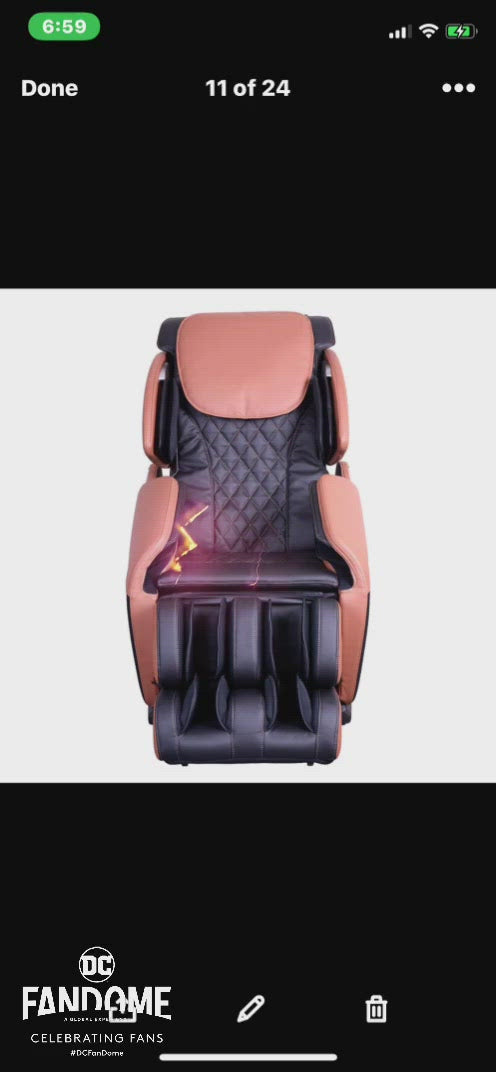 Mega Sale -OBUSFORME 4D SL track Massage Chair 500 series with colour therapy - Limited Stock