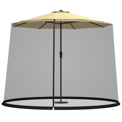 9 -10 Feet Outdoor Umbrella Table Screen Mosquito Bug Insect Net - Relaxacare