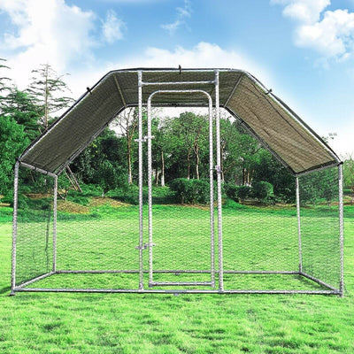 9.5 x 6.5 Feet Large Walk In Chicken Run Cage - Relaxacare