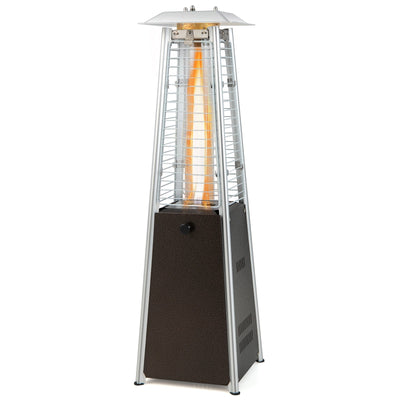 9500 BTU Portable Steel Tabletop Patio Heater with Glass Tube - Relaxacare