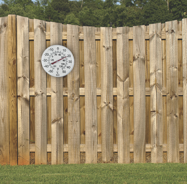 BIOS - 12-Inch Dial Thermometer Black & White