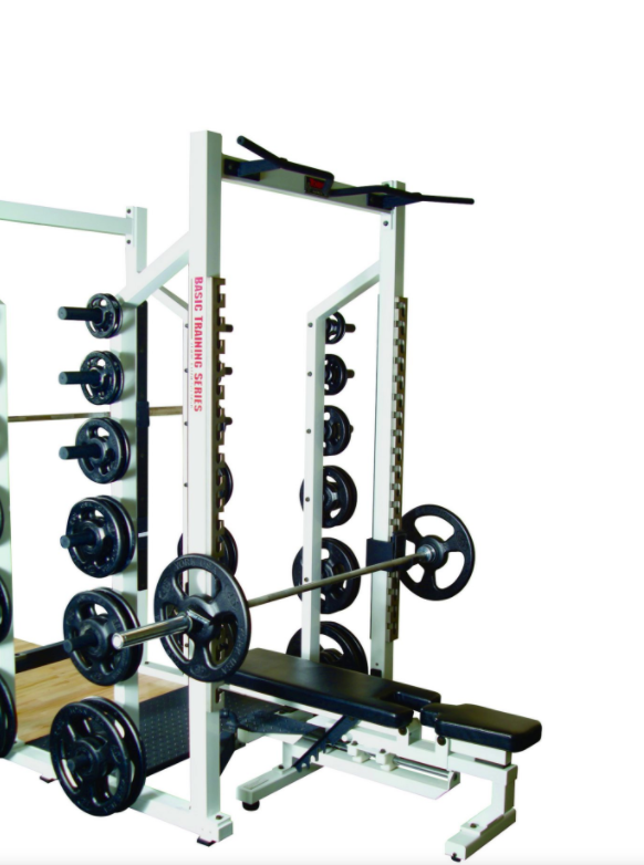 YORK FITNESS - STS Double Half Rack, Black.