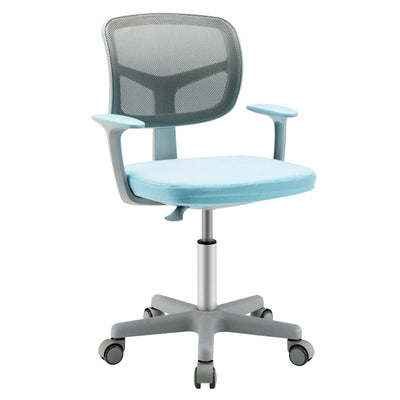 Adjustable Desk Chair with Auto Brake Casters for Kids-Blue - Relaxacare