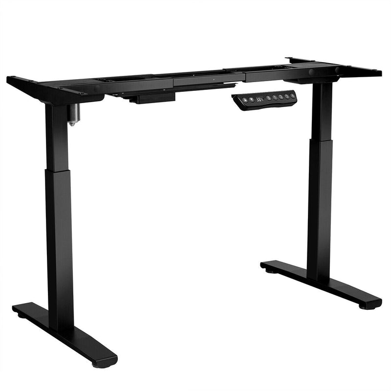Adjustable Electric Stand Up Desk Frame-Black - Relaxacare