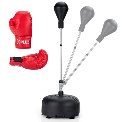 Adjustable Freestanding Punching Bag with Boxing Gloves for Adults and Kids - Relaxacare