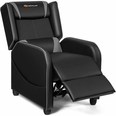 Adjustable Modern Gaming Recliner Chair with Massage Function and Footrest - Relaxacare