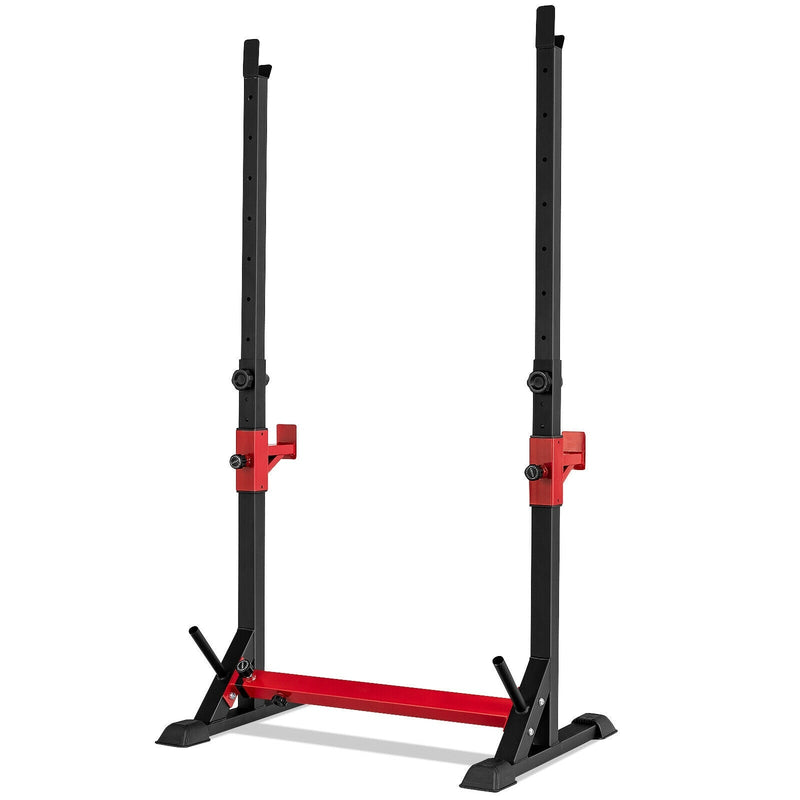 Adjustable Squat Rack Stand Multi-function Barbell Rack Home Gym Fitness - Relaxacare