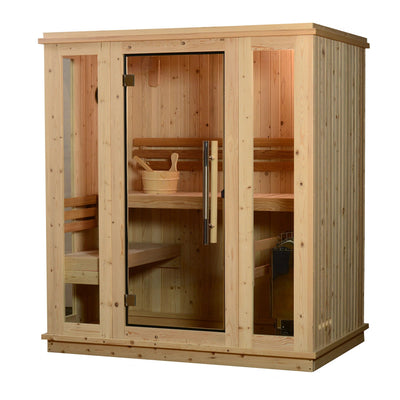 ALMOST HEAVEN - Auburn - 2-3 Person Indoor Traditional Sauna - Relaxacare