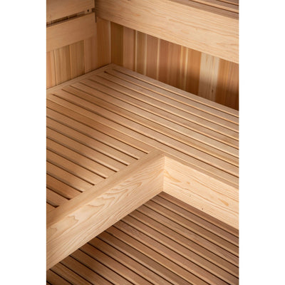 ALMOST HEAVEN - Denali - 6 Person Indoor Traditional Sauna - Luxury Series - Relaxacare