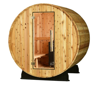 ALMOST HEAVEN - Essex - 4 Person Outdoor Barrel Sauna - Relaxacare