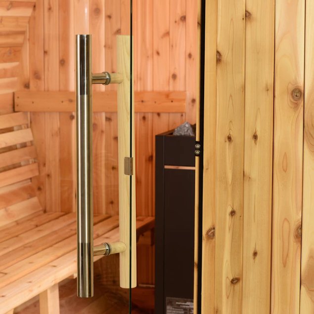 ALMOST HEAVEN - Essex - 4 Person Outdoor Barrel Sauna - Relaxacare