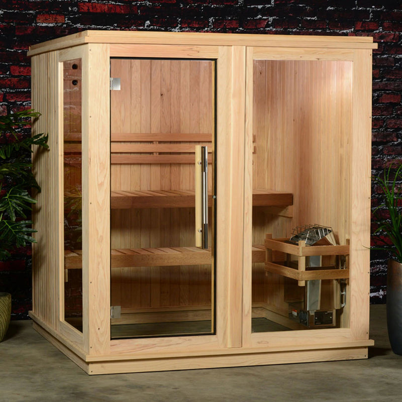 ALMOST HEAVEN - Grayson - 4 Person Indoor Sauna - Relaxacare