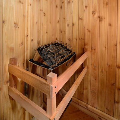 ALMOST HEAVEN - Logan - 1 Person Indoor Traditional Sauna- Bonus Wifi Connected Heater - Relaxacare
